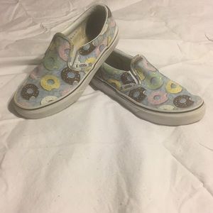 Vans donuts slip ons size 4.5 kids